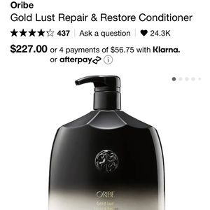 Oribe Gold Lust Shampoo & Conditioner 1 Liter bottles